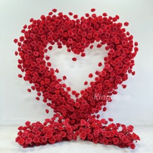 Arco di Fiori Artificiali Rossi all'Ingrosso per Decorazione di Archi Nuziali e Sfondi per <span class=keywords><strong>Eventi</strong></span> - Product Image 5