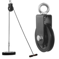 Système de poulie en acier Machine à câble Triceps Training Exerciseur Fitness Équipement d'entraînement avec accessoires pour une utilisation en salle de sport à domicile