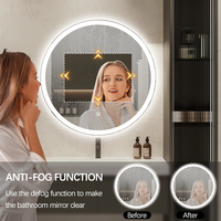 Miroir au design personnalisé Miroirs intelligents avec lumière Led Espejos Con Led Miroir avec désembueur