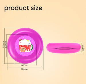 Giáng sinh món quà lưu giữ Trường hợp với Silicone Pad vòng đóng cửa từ đêm bảo vệ miệng trường hợp aligner hộp - Product Image 6