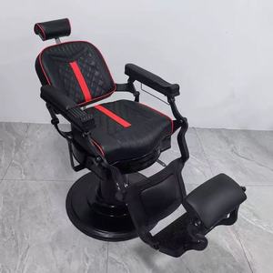 Sillón de barbero, sillón de peluquería para hombre, sillón de afeitar giratorio para <span class=keywords><strong>barber</strong></span>ía/salón de belleza, específico para salón - Product Image 2