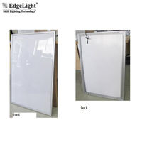 Panneau lumineux publicitaire rectangulaire en aluminium AF80, boîte à lumière, panneau d'affichage 24x36, rétroéclairé, haute luminosité, CE RoHS pour