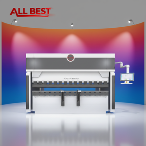 Máquina Plegadora <span class=keywords><strong>de</strong></span> Metal ALLBEST, Electrohidráulica, <span class=keywords><strong>de</strong></span> Alta Precisión, Fácil <span class=keywords><strong>de</strong></span> Usar, con Compensación - Product Image 1