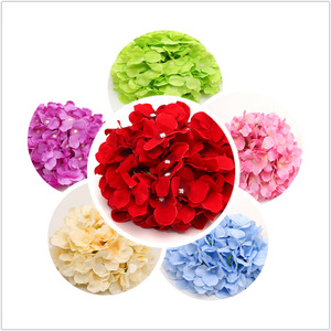 <b>Artificial</b> <b>Hydrangea</b> Flower Heads 10cm Silk Simulation Wedding Decor Home Decoration - Product Image 1