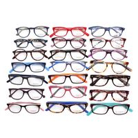Assortiment de montures de lunettes optiques en acétate, prêtes à l'emploi, mixtes et économiques