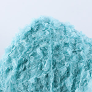 天然卷曲高韧性<span class=keywords><strong>2</strong></span>.6纳米/1圈钩针针织混纺花式纱线 - Product Image 2