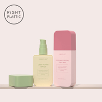 Bouteille pulvérisateur carrée en PETG RiGHT PLASTIC CQT pour lotion, brume, sérum, essence visage, flacon compte-gouttes 30-400ml, pulvérisateur de toner, bouteille de shampoing