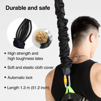 Corde de yoga aérien avec mousqueton, harnais de danse et de fitness pour saut à l'élastique horizontal en intérieur