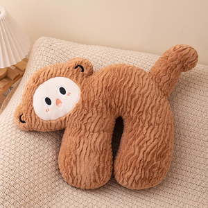 Venta al por Mayor de Fábrica, Juguete de Peluche Personalizado, Gato, Conejo Lindo, Cocodrilo, Mono, Almohada, Cojín de Viaje en U - Product Image 5