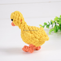 Canard à mâcher en corde de coton de haute qualité fait à la main