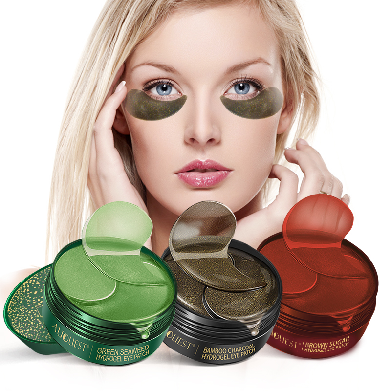 Оптовая продажа, гиалуроновая кислота против морщин, гель для сна 24K Gold, маска для глаз, гидрогель, коллагеновые патчи, маски для ухода за кожей вокруг глаз