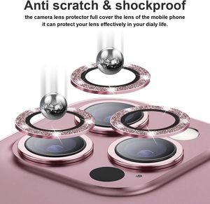 Protezione per Fotocamera di Lusso con Glitter e Diamanti per <span class=keywords><strong>iPhone</strong></span> 16E 15 14 <span class=keywords><strong>13</strong></span> 12 11, Antiurto, Protezione Schermo di Alta Qualità - Product Image 3