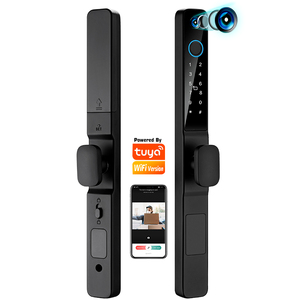 Keyless nhập cửa thông minh khóa vân tay với máy ảnh chuông xử lý Wifi tuya sinh trắc học cửa truy cập khóa cho ngoài trời cửa trượt - Product Image 1