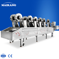Pasteurisateur automatique de cornichons, équipement de blanchiment pour produits aquatiques, volailles et viandes, ligne de blanchiment pour légumes et fruits en copeaux