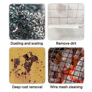 Sikat kawat kualitas tinggi pembersih kawat kuningan dengan pegangan kayu di sikat - Product Image 3