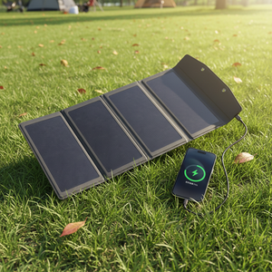 <span class=keywords><strong>Chargeur</strong></span> <span class=keywords><strong>solaire</strong></span> 12W avec USB-C, <span class=keywords><strong>chargeur</strong></span> <span class=keywords><strong>solaire</strong></span> portable pour téléphone, pour le camping, la randonnée, le trekking, les situations d'urgence, pour <span class=keywords><strong>iPhone</strong></span>, iPad - Product Image 1