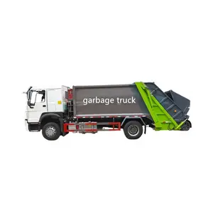 4x2 HOWO Alemania tecnología Camión de basura Compresión basura Camiones Sinotruk energía eficiente recolección de residuos compactador vehículo