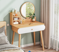 Table de maquillage chambre vanité coiffeuse avec miroir lumière LED meubles usine chambre meubles