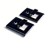 Clip mural extérieur en acier inoxydable 304 pour système de suspension de rideaux, taille personnalisable, nouveau type de clip d'insertion