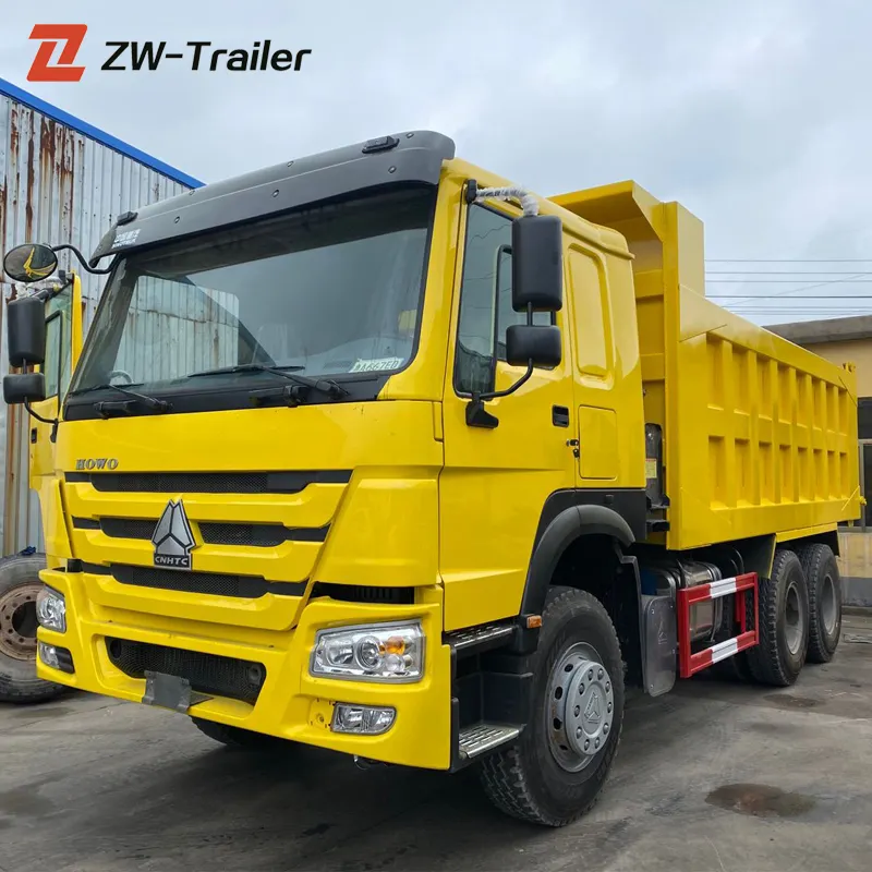 Used Sino Trucks Heavy Dump Truck Howo Sino 6x4 10 Wheeler Used Yellow Second Hand Dump Truck For Sales