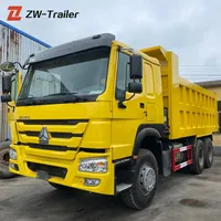 Used Yellow Second Hand Dump Truck for Sales