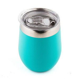 De acero inoxidable aislado 12oz vaso taza con tapa paja para café o <span class=keywords><strong>vino</strong></span> - Product Image 3