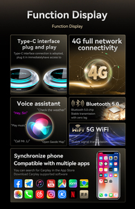 Qualcomm G6125 Octa Core Car AI Box 8G 128GB Wired to <b>Wireless</b> CarPlay Adapter for Netflix - Product Image 3