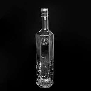Venta caliente Precio <span class=keywords><strong>barato</strong></span> Super Flint Glass Whisky Bottle 750ml Buena calidad - Product Image 4