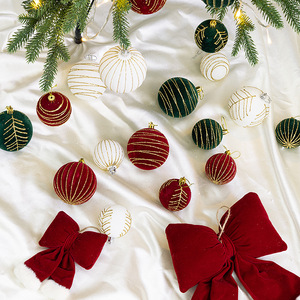 Red Velvet Bow, <b>Christmas</b> Tree <b>Decoration</b>, Garland Accessories, Door Hanging, Gift Box <b>Decoration</b>, Holiday Party <b>Decoration</b>. - Product Image 4
