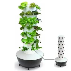 Mini Hydrocultuur Aeroponics Groeiende Groentetorens Verticale Groeiende Toren Voor Aardbei