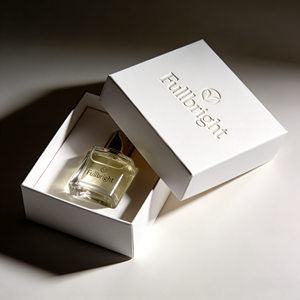 Caja de Perfume Personalizada con Logotipo en Relieve, Impresión en Cartón Rígido, Caja de Embalaje de Perfume Cosmético de Papel Kraft Personalizada, Fabricante - Product Image 1