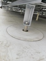 PENNROOF PENNLESCO-C Base d'ancrage en aluminium haute résistance, design moderne pour support d'équipement photovoltaïque - Toit durable et écologique