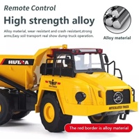 SJY-1553 Camión Volquete Metálico a Control Remoto de 10 Canales, Escala 1:16, Nivel Experto, Listo para Usar, Vehículo RC con Cable USB, para Interiores y Exteriores
