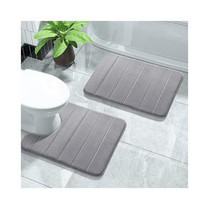 מודרני מפוספסים פשוט של אלמוג פסים סופג יד לא להחליק לכבס יד רחיצה תלת-חתיכות מרן - Product Image 5