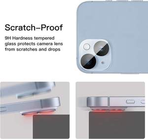 ฟิล์มกันรอยเลนส์กล้องแบบ OEM Silk Print สำหรับ iPhone 17 17 Pro 16 16 Pro Max ป้องกันรอยขีดข่วน ติดตั้งง่าย - Product Image 2