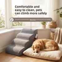 Escalier pour animaux de compagnie, échelle pour chien, marches en éponge amovibles antidérapantes, respirantes, imperméables, utilisation intérieure toute saison
