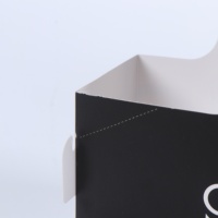 Support pliable en carton de haute qualité pour 2 gobelets à emporter, avec poignée découpée, pour boissons, café, thé