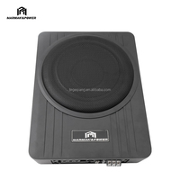 Subwoofer para Auto de 1200W y 10 Pulgadas, Ultra Delgado, Activo, Bajo Asiento, 12V, Sistema de Altavoces con Amplificador de Audio para Auto de Alta Potencia