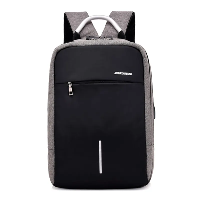 Toptan Unisex seyahat akıllı sırt çantası su geçirmez dizüstü okul çantaları kadınlar erkekler için OEM marka tarafından USB moda stil