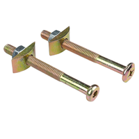 M8 demi-lune quatre-en-un connecteur exécutif bureau meubles matériel accessoires de chevet lit assemblage serré pièce de fixation écrous