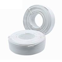 300/500V BVVB Flaches Elektrokabel 2-adrig PVC-isoliert Kupfer-Vollleiter Gummiummantelung 2*1mm