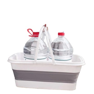 Lot de 10 outils de nettoyage ménager : Seau à serpillière portable et pliable, bassin rétractable pour la pêche, seaux pliables pour le <span class=keywords><strong>camping</strong></span> et le lavage de voiture - Product Image 5