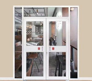 CỬA ĐÔI KFC thương mại kính cường lực nhôm thép nhựa để sử dụng nội thất trong siêu thị nhà hội trường - Product Image 5