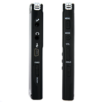 Enregistreur vocal USB professionnel 4 Go, 8 Go, 16 Go, 32 Go, 96 heures d'enregistrement, dictaphone numérique avec lecteur WAV MP3