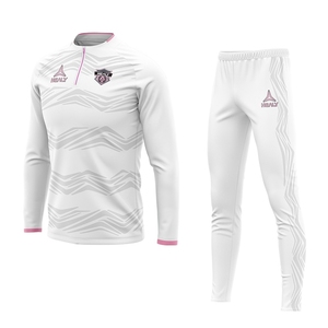 Chándal de fútbol para hombre Conjuntos de traje de entrenamiento de fútbol Ropa de fútbol Chándal Media cremallera con logotipo personalizado - Product Image 1