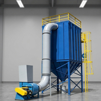 Nouveau système de collecte de poussière industriel à haute efficacité avec filtration à 99,9 %, machine de dépoussiérage à jet pulsé, en acier inoxydable