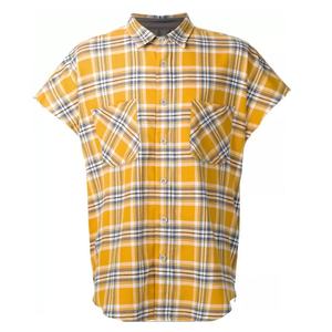 Custom Sleeves Men's Street Wear Shirts Plaid Zipper Curve Hem Flannel Shirts Oversize Check Raw <b>Edge</b> Button up Shirts for <b>Male</b> - Product Image 3