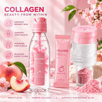 Aangepaste smaak mariene collageen huidflesdop vloeistofseparatie dop draaidop vaste drank supplement collageenpeptiden poeder