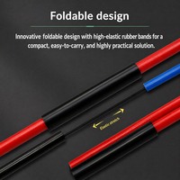 Indicateur de direction pliable en fibre de verre à trois sections de 122 mm pour l'entraînement au golf