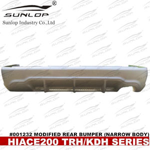 Sunlop Hiace-parachoques trasero modificado, #001232 piezas de automóviles, cuerpo estrecho, Kit de carrocería, piezas de furgoneta de cercanías - Product Image 4